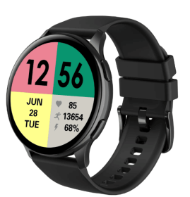 3Plus Callie Smartwatch with 1.43" Round AMOLED Display/Answer & Make Calls/Sleep Monitoring/Heart Rate/IP68 Waterproof/100 Workout Modes/ Quick