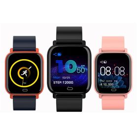 Smart Fit Multi Function Smart Watch Tracker and Monitor (Color: BLACK)